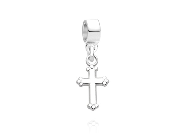 Eternal Faith, Sterling Silver Ornate Cross – Children’s Adoré™ Dangle Charm