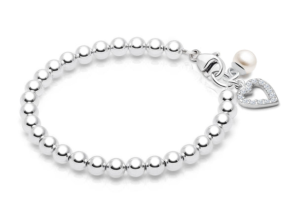 4mm Tiny Blessings Beads, Teen’s Beaded Bracelet for Girls – Sterling Silver
