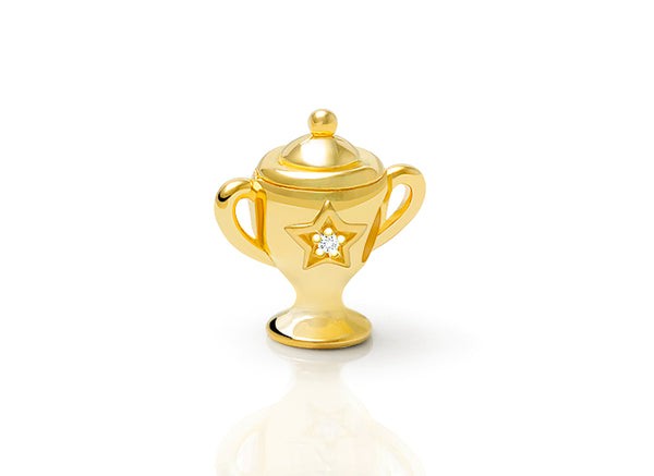 You’re a Winner, Sterling Silver Trophy with 14K Gold Plating – Children’s Adoré™ Charm