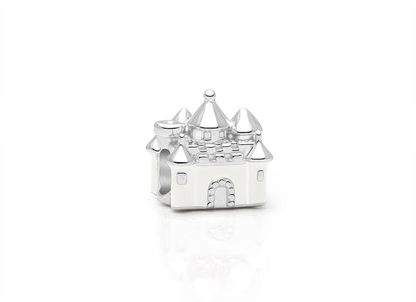 Enchanted Castle, Sterling Silver and White Enamel Palace – Children’s Adoré™ Charm
