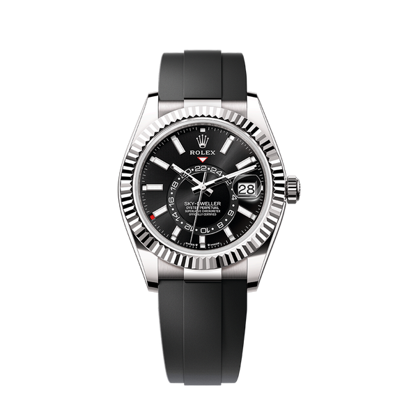 Sky-Dweller, 42mm, 18k White Gold, Ref# 336239-0002