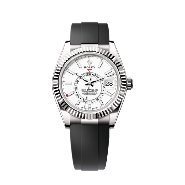 Sky-Dweller, 42mm, 18k White Gold, Ref# 336239-0003