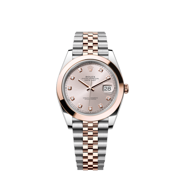 Datejust 41 Oystersteel and Everose gold Ref# 126301-0008