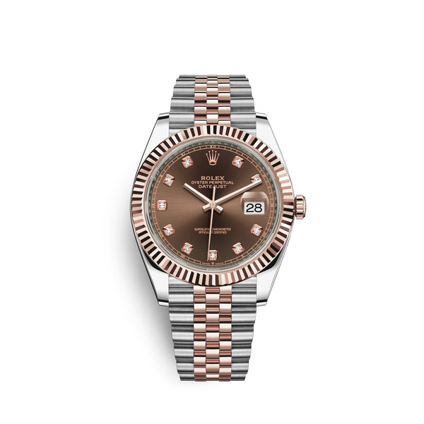 Datejust 41, 18k Everose Gold and Stainless Steel, 41mm, Ref# 126331-0004