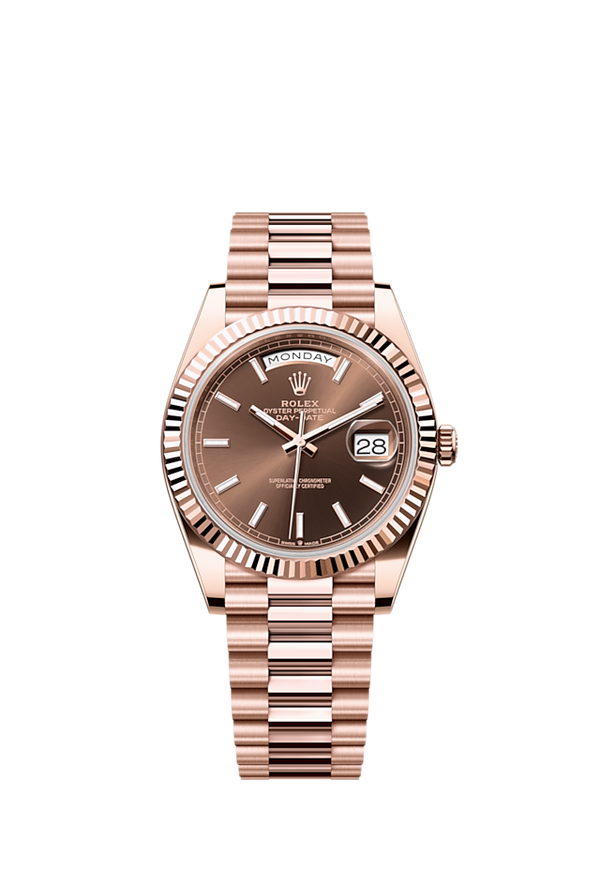 Day-Date 40, 18k Everose Gold, 40mm, Ref# 228235-0053