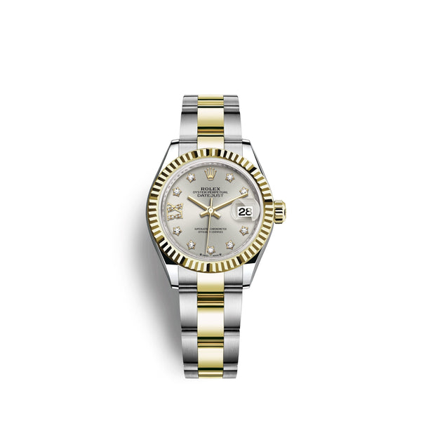 Lady-Datejust 28, Oystersteel and 18k Yellow Gold, Ref# 279173-0004
