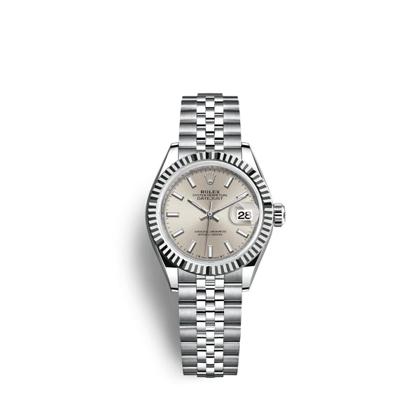 Lady-Datejust 28, Oystersteel and 18k White Gold, Ref# 279174-0005
