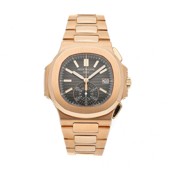 Nautilus Flyback Chronograph, Date Watch, 18k Rose Gold, 40,5 mm, Ref# 5980/1R-001