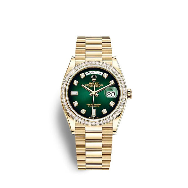 Day-Date 36 Yellow gold Ref# 128348RBR-0035