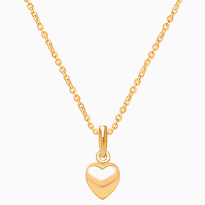 14K Gold Baby Heart, Engraved Teen’s Necklace for Girls (FREE Personalization) – 14K Gold