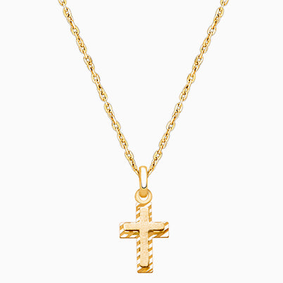 Diamond Cut Brilliance, Baby/Children’s Adjustable Link Chain Bracelet for Boys – 14K Gold