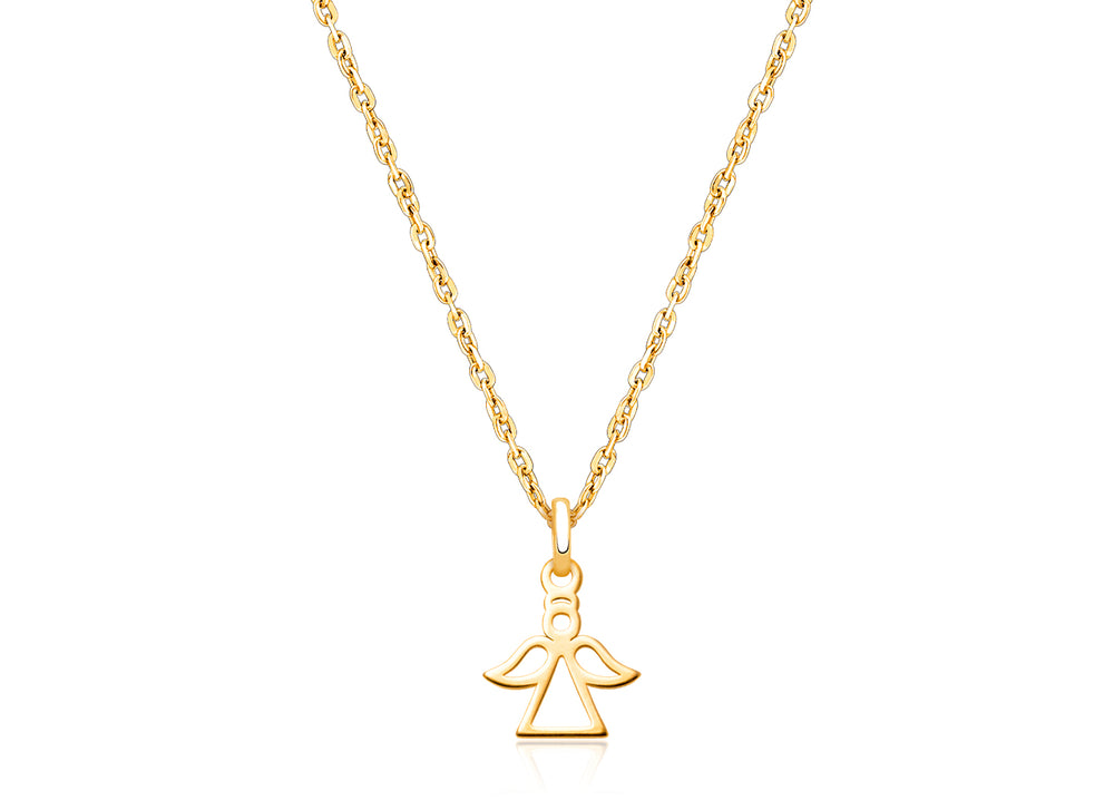 Angel of Heaven, Children’s Necklace for Girls – 14K Gold