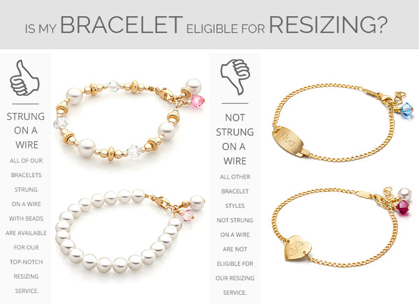 Bracelet Resizing Service – 14K Gold Bracelets