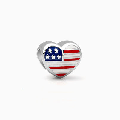 July Birthstone – Ruby, Sterling Silver and Swarovski® Colored Crystal – Children’s Adoré™ Dangle Charm