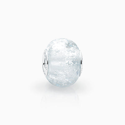 April Birthstone – Diamond, Sterling Silver and Swarovski® Colored Crystal – Children’s Adoré™ Dangle Charm