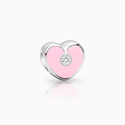 Once Upon a… Dream Dress, Sterling Silver Pink Princess Dress – Children’s Adoré™ Dangle Charm