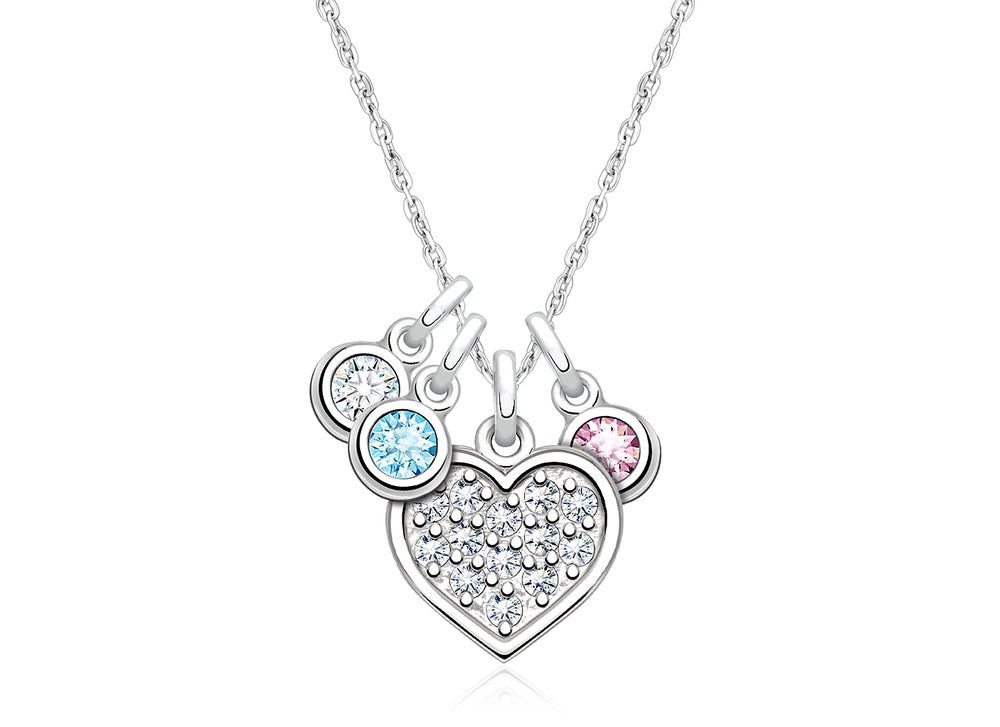 Oh So Loved, Mother’s Necklace Set for Women, Personalized with Children’s Birthstones – Sterling Silver