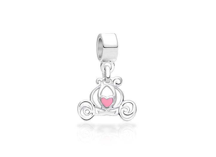 Your Carriage Awaits, Sterling Silver and Enamel Carriage – Children’s Adoré™ Dangle Charm