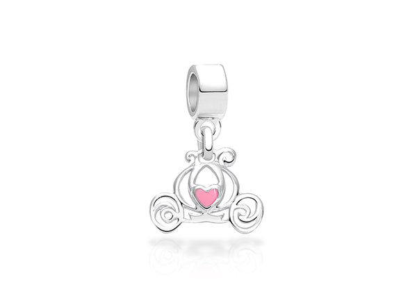 Your Carriage Awaits, Sterling Silver and Enamel Carriage – Children’s Adoré™ Dangle Charm