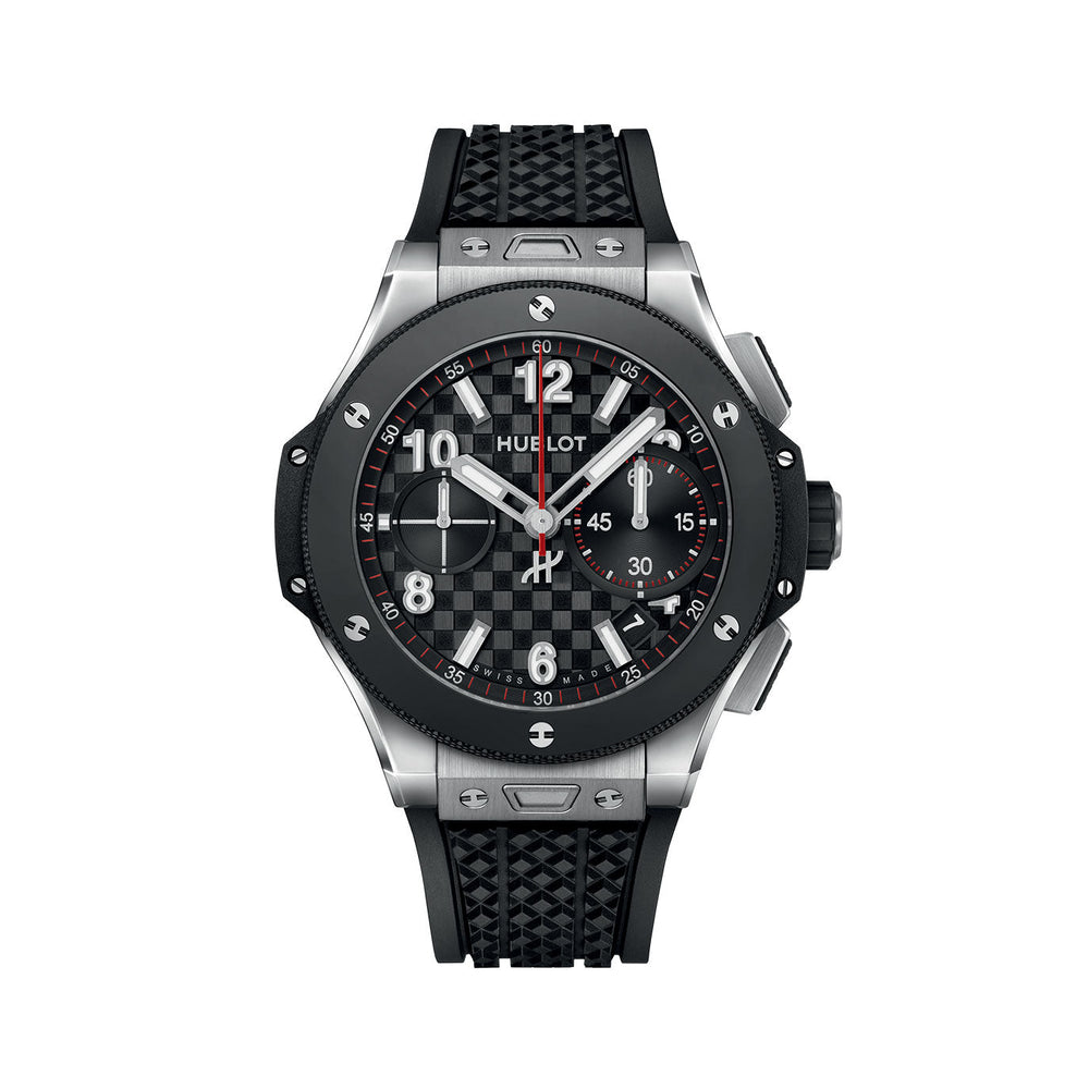 Unworn Big Bang 20th Anniversary Titanium Ceramic 43, 431.NM.1337.RX, box and papers