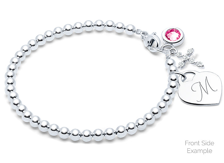 4mm Tiny Blessings Beads, Mother’s Beaded Bracelet for Women – Sterling Silver