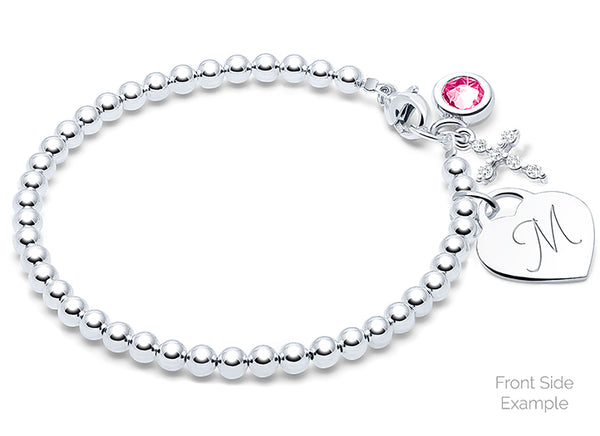 4mm Tiny Blessings Beads, Mother’s Beaded Bracelet for Women – Sterling Silver