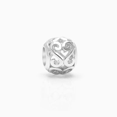April Birthstone – Diamond, Sterling Silver and Swarovski® Colored Crystal – Children’s Adoré™ Dangle Charm