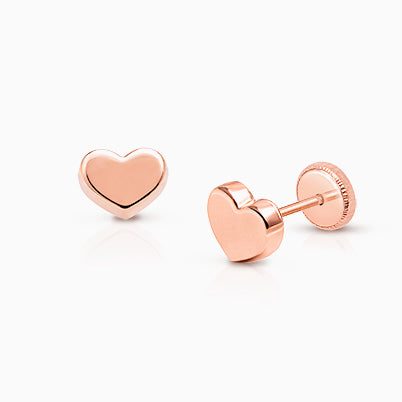 14K Rose Gold Baby Heart, Engraved Children’s Necklace for Girls (FREE Personalization) – 14K Rose Gold