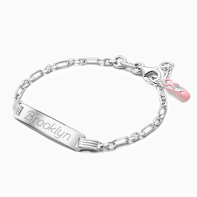 Pavé Bar, Clear CZ Baby/Children’s Earrings, Screw Back – 14K Rose Gold