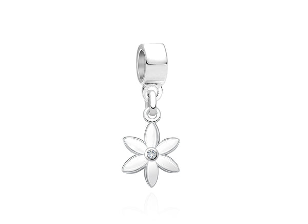 Flower – Inset CZ – Children’s Adoré™ Dangle Charm