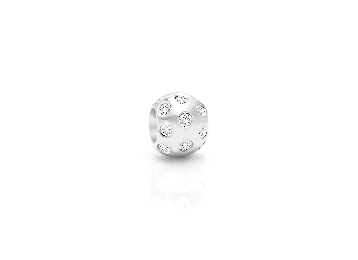 Star Light Star Bright, Sterling Silver Multi-Studded CZ Small Round – Children’s Adoré™ Charm