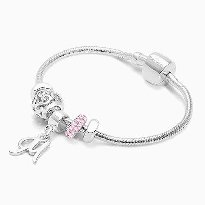 4mm Tiny Blessings Beads, Baby/Children’s Beaded Bracelet for Girls – Sterling Silver