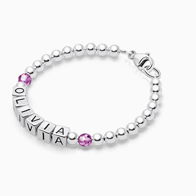September Birthstone Studs, 4mm Swarovski® Crystal Baby/Children’s Earrings, Screw Back – 14K White Gold
