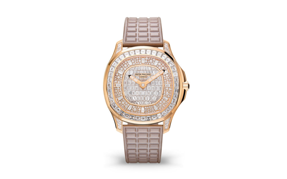 Aquanaut Luce Haute Joaillerie, 18k Rose Gold with 313 diamonds ~7,9ct, 38,8mm, Ref# 5062/450R-001