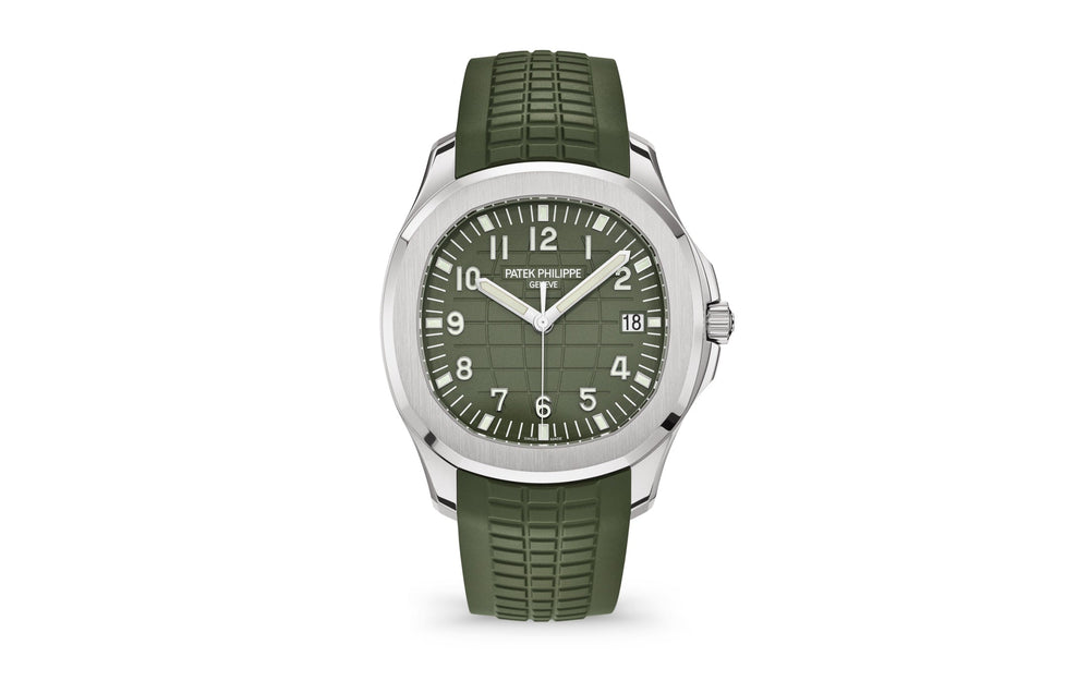 Aquanaut Jumbo Date, Sweep Seconds, 18k White Gold, 42,2 mm, Ref# 5168G-010