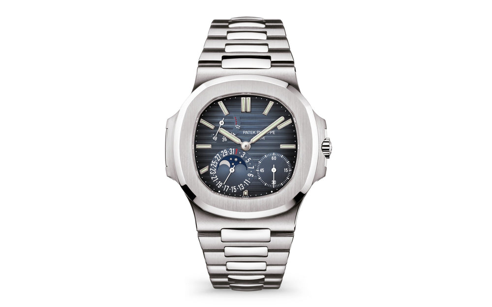 Nautilus Date, Moon Phases Watch, Stainless Steel, 40mm, Ref# 5712/1A-001