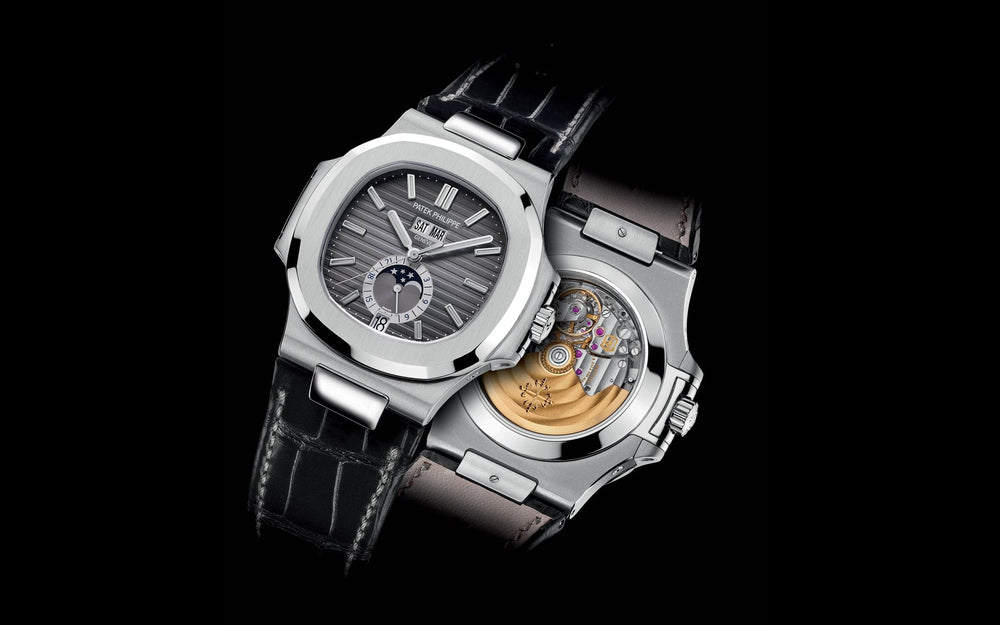 Nautilus Annual Calendar, Moon Phases Watch, Stainless Steel, 40,5 mm, Ref# 5726A-001