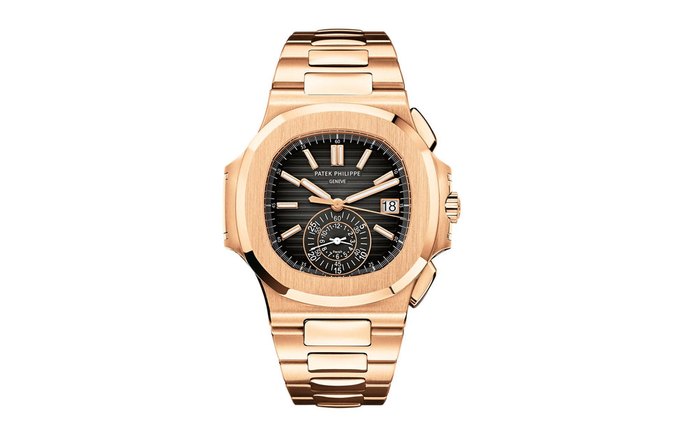 Nautilus Flyback Chronograph, Date Watch, 18k Rose Gold, 40,5 mm, Ref# 5980/1R-001