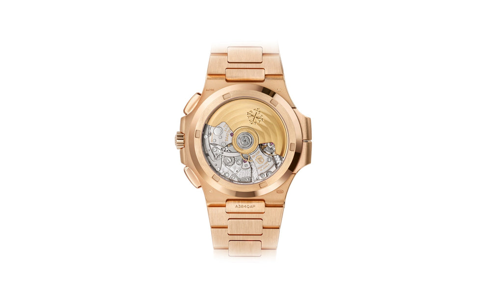 Nautilus Travel Time Chronograph Watch, 18k Rose Gold, 40,5 mm, Ref# 5990/1R-001