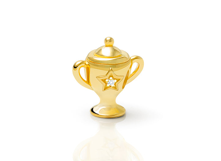 You’re a Winner, Sterling Silver Trophy with 14K Gold Plating – Children’s Adoré™ Charm