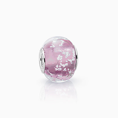 June Birthstone – Light Amethyst, Sterling Silver and Swarovski® Colored Crystal – Children’s Adoré™ Dangle Charm