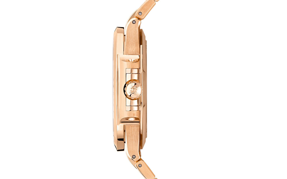 Nautilus Ladies Automatic Watch, 18k Rose Gold and Diamonds, 35,2mm, Ref# 7118/1200R-010