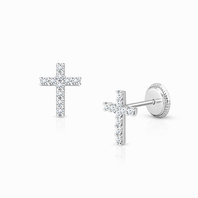 A Child’s Faith, Teen’s Cross Necklace for Girls – Sterling Silver