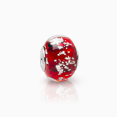 January Birthstone – Garnet, Sterling Silver and Swarovski® Colored Crystal – Children’s Adoré™ Dangle Charm