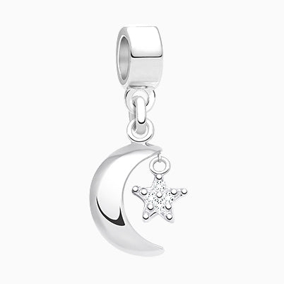 Under The Same Sky, Sterling Silver Multi-Studded CZ Rondel – Children’s Adoré™ Charm