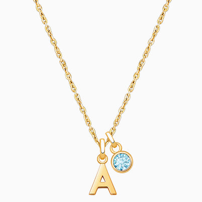‘F’ Initial Studs Personalized Baby/Children’s Earrings, Screw Back – 14K Gold