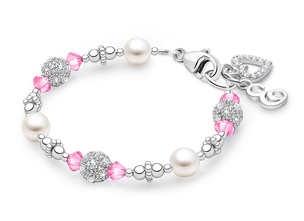 Birthstone, Teen’s Beaded Bracelet for Girls (All 12 Birthstones Avail) – Sterling Silver