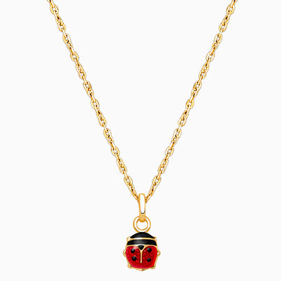 Modern Heart, Children’s Necklace for Girls – 14K Gold