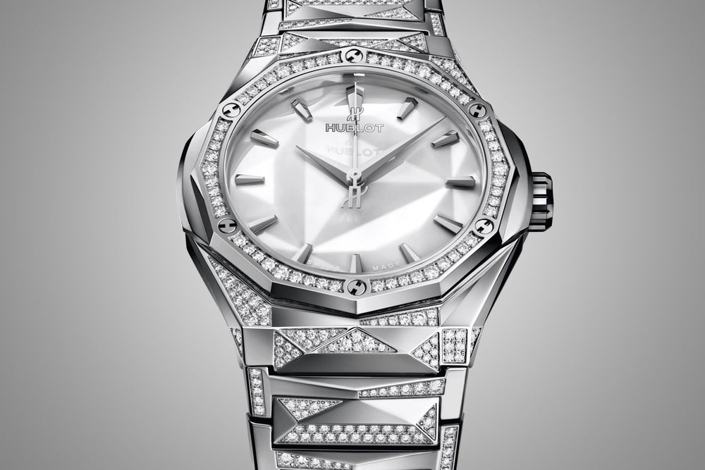 Classic Fusion ORLINSKI BRACELET TITANIUM WHITE ALTERNATIVE PAVÉ Ref# 550.NS.2200.NS.3804.ORL22