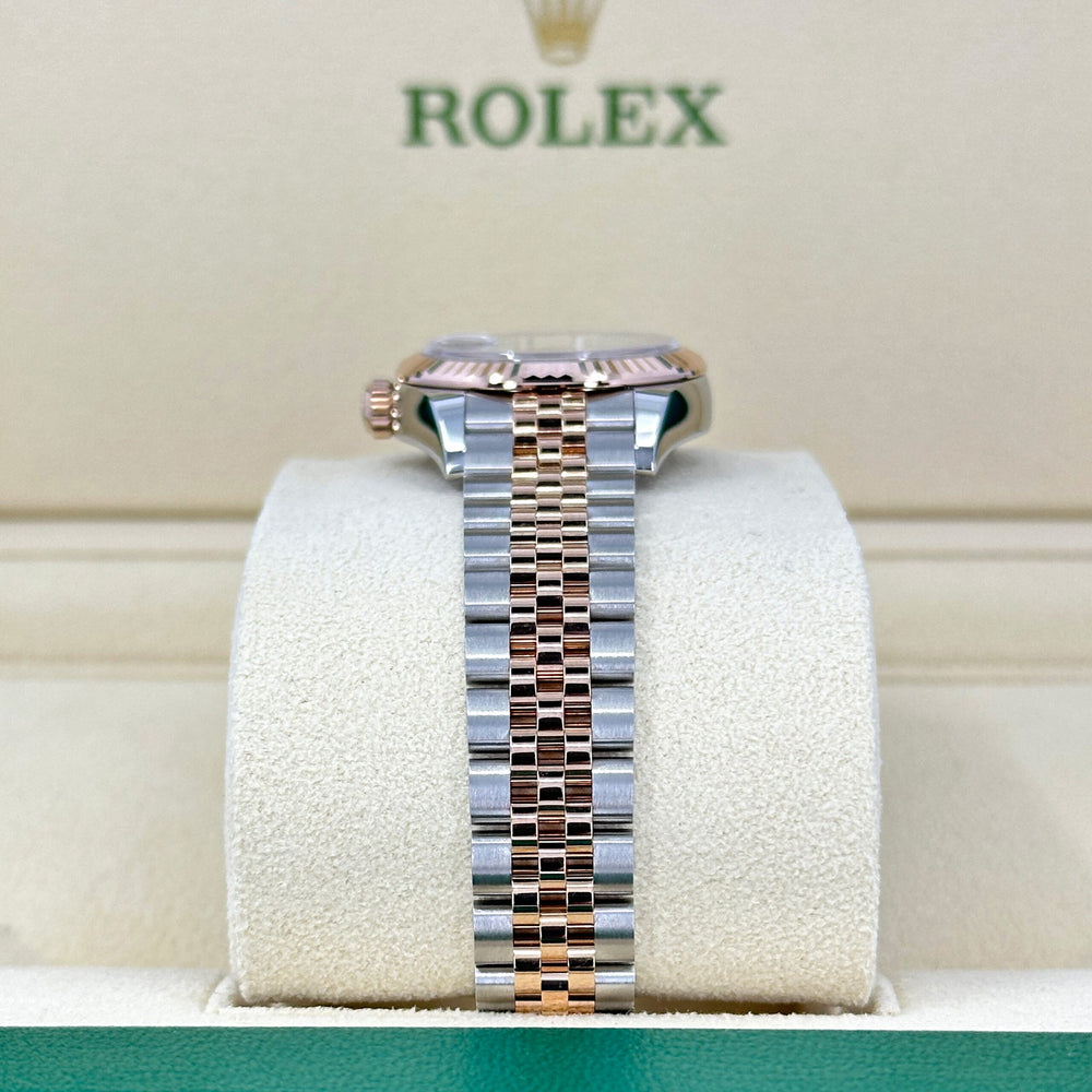 Lady-Datejust 28, Oystersteel and 18k Everose Gold, Ref# 279171-0009